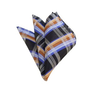 TheDapperTie - Men's Plaid Woven 10 Inch x 10 Inch Pocket Squares Handkerchief - 1 of 3
