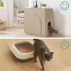 unipaws Furniture Style Tall Cat Litter Box Enclosure - 2 of 4