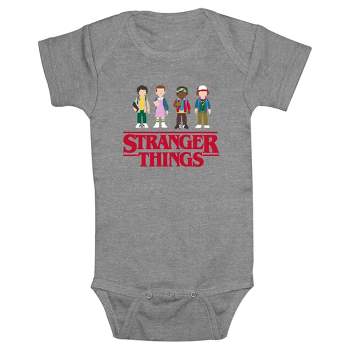 Infant's Stranger Things Group Lineup Onesie