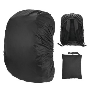 Unique Bargains Waterproof Backpack Rain Cover with A Carry Pouch for Hiking/Biking 1 Pc - 1 of 4