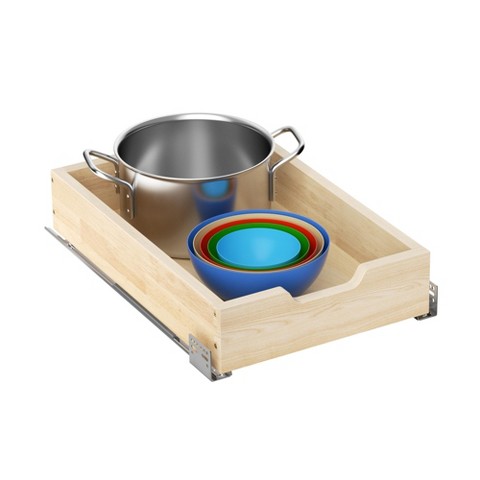 HomLux Pull Out Cabinet Organizer with Soft Close 16.5-W x 21-in D Cabinet Drawers Slide Out for Kitchen Base Cabinet