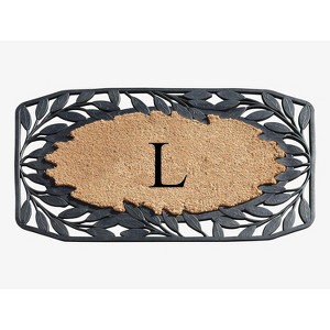 A1HC Natural Coir Doormat for Outdoor Entrance, Anti-Shed Treated Durable Front Door Mat 23x38 - 1 of 4