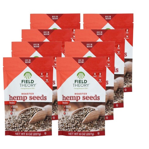 Field Theory Roasted Hemp Seeds - Case Of 8/8 Oz : Target