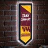 Evergreen Ultra-Thin Glazelight LED Wall Decor, Pennant, Washington Commanders- 9 x 23 Inches Made In USA - image 2 of 4