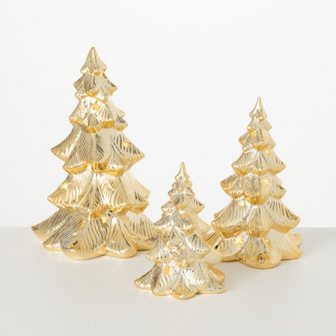 Design Ideas, Tannenbaum Trees, Mini Set of 8 - Green