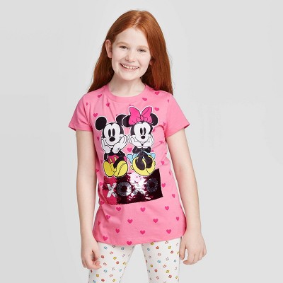 mickey mouse sequin t shirt