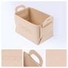 REGALWOVEN Chemical Fiber Collapsible Design Spacious Capacity Versatile Use Open Storage Bins 3 Pcs - 2 of 4