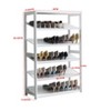 Kings Brand Furniture Amite 5 Tier Freestanding Wood Shoe Rack Storage Organizer, White - 3 of 3