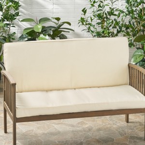 Christopher Knight Home Coesse Outdoor Water Resistant Fabric Loveseat Cushions - 1 of 4