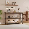 Farmhouse Entryway Table,47 Inch Narrow Long Console Table, 3 Tier Wood Console Table for Living Room, Farmhouse Sofa Tables, Hallway Table for Foyer - 4 of 4