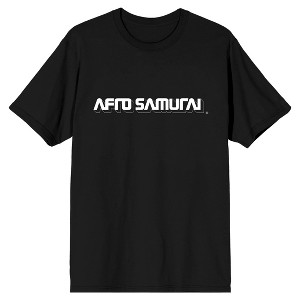 Afro Samurai White Logo Men's Black T-shirt - 1 of 1