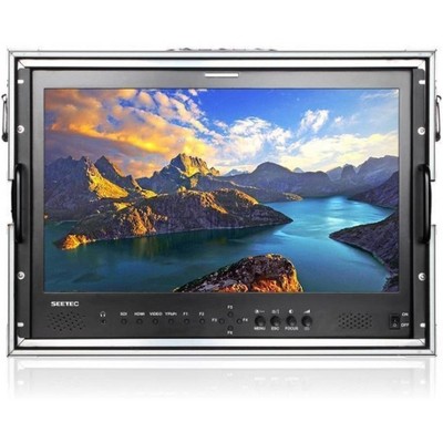 SEETEC 21.5" IPS Full HD 1920x1080 Carry-on Broadcast Director Monitor with 3G-SDI HDMI AV YPbPr (P215-9HSD-CO)