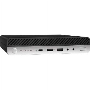 Refurbished: HP EliteDesk 800 G5 Mini Desktop Intel Core i5-9500T, 16GB, 256GB W10P - Manufacturer Refurbished - 1 of 4
