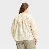 Women's Long Sleeve Popover Blouse - Universal Thread™ - 2 of 3