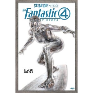 Trends International Marvel Fantastic Four: First Steps (2025) - Silver Surfer Feature Series Framed Wall Poster Prints - 1 of 4