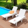 WestinTrends Adirondack Outdoor Chaise Lounge for Patio Garden Poolside (Set of 2) - 2 of 4