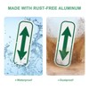 Unique Bargains Aluminum Reflective Outdoor Garden Arrow Sign for Outdoor Lawn Garden 1 Pc - 4 of 4