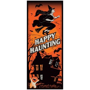 Beistle Vintage Halloween Door Cover, 6' x 30", (2/Pkg) Multicolored - 1 of 4