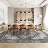 Machine Washable Area Rugs for Living Room Boho Vintage Soft Non-Slip Low Pile Distressed Carpet - 3 of 4