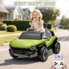 Licensed Volkswagen Beetle Ride-On Car for Kids, 12V Electric Vehicle, 4-Wheeler Toy Car with Remote Control, LED Lights, Music Player - 4 of 4