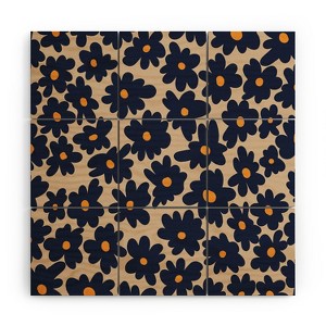 Miho mini floral garden Wood Wall Mural - Society6 - 1 of 2