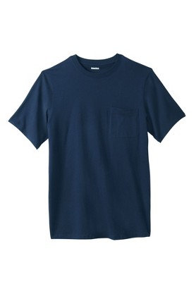 KingSize Shrink-Less Lightweight Pocket Crewneck T-Shirt