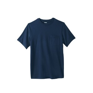 KingSize Shrink-Less Lightweight Pocket Crewneck T-Shirt - 1 of 4
