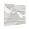 Trademark Fine Art Pictufy Studio II Mountain Waves Warm Gray Wood Slat Art - 2 of 4