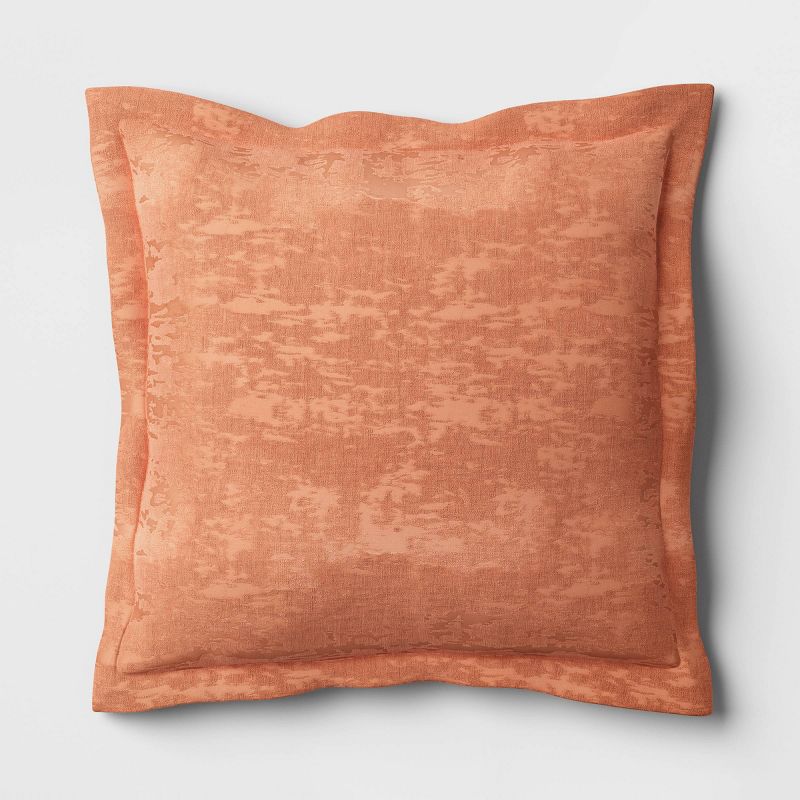 Oversized Velvet Jacquard Square Throw Pillow - Threshold™, 1 of 6
