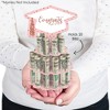 Big Dot of Happiness Rose Gold Grad - DIY Graduation Party Money Holder Gift - Cash Cake - 2 of 4