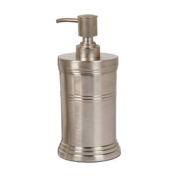 Dual Ridge Collection Lotion and Soap Dispenser - Nu Steel