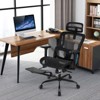Costway Ergonomic Office Chair with Rotating Headrest & Adjustable Lumbar Support - 2 of 4