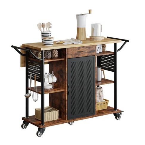 Kitchen cart, kitchen trolley on wheels DIANA