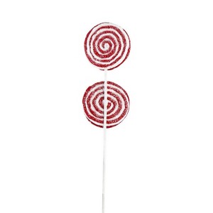 SEVOBAL Party Decorations and Accessories Iced Lollipop Spray Christmas Tree Ornaments Set of 6 for Holiday Party, Multicolor, 20.5"*8"*6" - 1 of 4