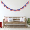 Northlight 9.75' Americana USA Flag Bunting Hanging Wall Banner - 2 of 4