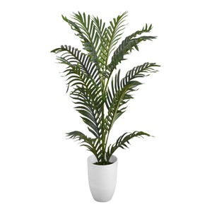 Syemin Artificial Plants Artificial 28" Tall Palm Tree Home Decor Fake Plant Faux Plants Indoor Outdoor Fall Decoration, Green, 26"*24"*27.5" - 1 of 4
