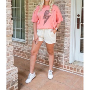 Women's Linen Shorts - umgee 1X - 1 of 3