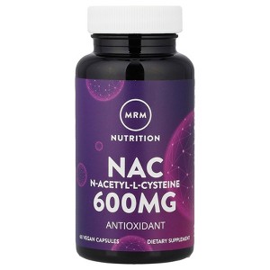 MRM Nutrition Nac, N-Acetyl-L-Cysteine, 600 mg, 60 Vegan Capsules - 1 of 4