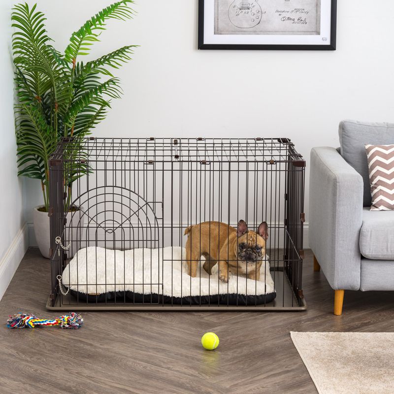 IRIS USA Wire Dog Crate Animal Cage, for Dogs indoor, 2 of 9