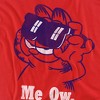 Women's Garfield Deal With It Loose T-Shirt Red - 2 of 4