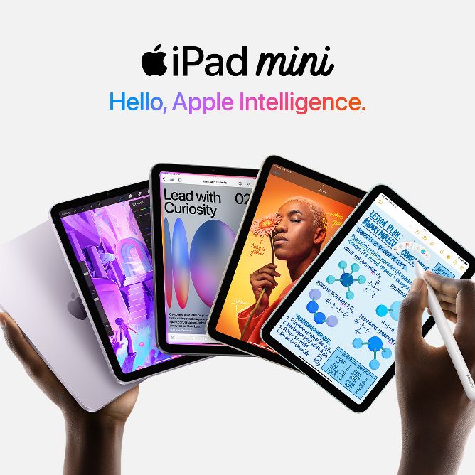 Apple iPad mini
Hello, Apple Intelligence.
Buy now