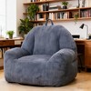 Hooseng Corduroy Bean Bag Chair, Oversized Comfy Lounge Sofa with Handle, Soft Supportive Seating for Living Room, Reading Nook - 3 of 4