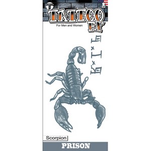 Halloween Temporary Tattoo Sheet - Multicolored 4" x 8" - 1 of 1