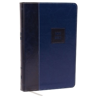 Nkjv, Deluxe Gift Bible, Imitation Leather, Blue, Red Letter Edition ...