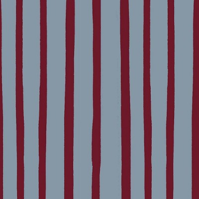 Waverly Stripe Berry Ocean