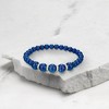 Ross-Simons 6-8mm Lapis Bead and .24 ct. t.w. Diamond Stretch Bracelet With Sterling Silver - 4 of 4