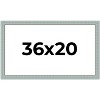 PosterPalooza | Refined Blue Picture Frame - UV Acrylic, Backing Board, Hanging Hardware Included - 2 of 4
