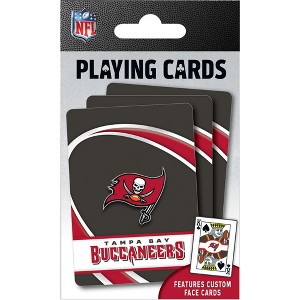 MasterPieces Officially Licensed NFL Tampa Bay Buccaneers Playing Cards - 54 Card Deck for Adults - 1 of 4