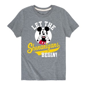 Boys' - Disney - Let The Shenanigans Begin Short Sleeve Graphic T-Shirt - 1 of 4