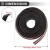 Unique Bargains Universal Car Door Weather Stripping Self Adhesive Weather Seal Strip 7Ft Z-Shape EPDM - 4 of 4